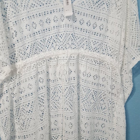 Old Navy NWT Swimsuit Cover Up White Size XL - Picture 3 of 6